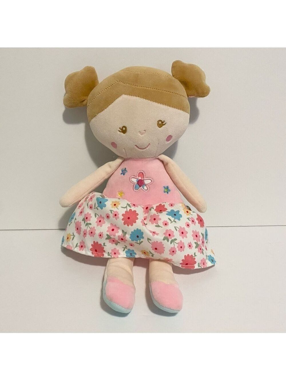 Baby Ganz My Feelings Happy Sad Double Sided Doll Emotions Floral Dress Soft Toy